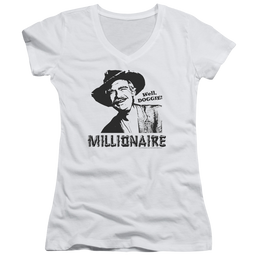 Beverly Hillbillies Millionaire - Juniors V-Neck T-Shirt Juniors V-Neck T-Shirt Beverly Hillbillies   
