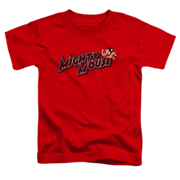 Mighty Mouse Might Logo Toddler T-Shirt Toddler T-Shirt Mighty Mouse   