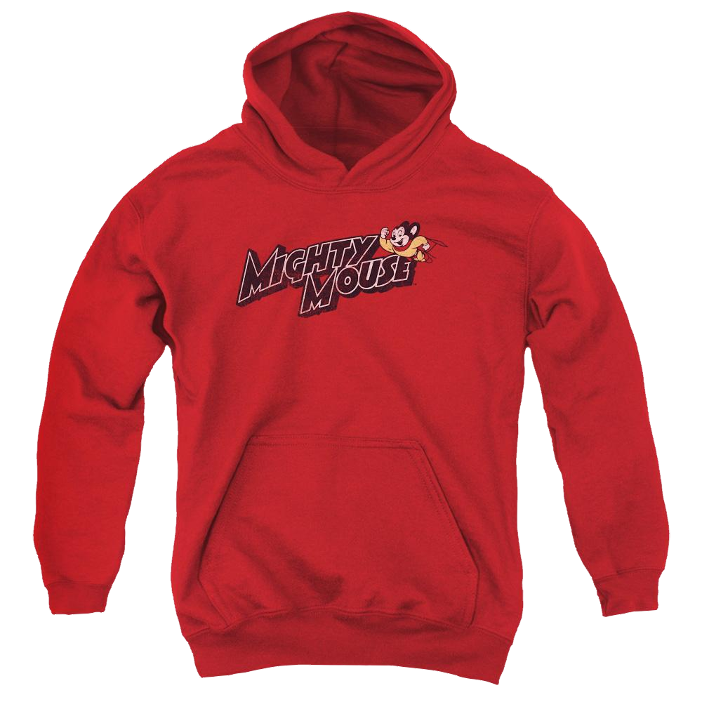 Mighty Mouse Might Logo Youth Hoodie (Ages 8-12) Youth Hoodie (Ages 8-12) Mighty Mouse   