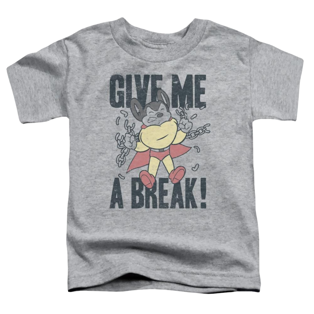 Mighty Mouse Give Me A Break Toddler T-Shirt Toddler T-Shirt Mighty Mouse   