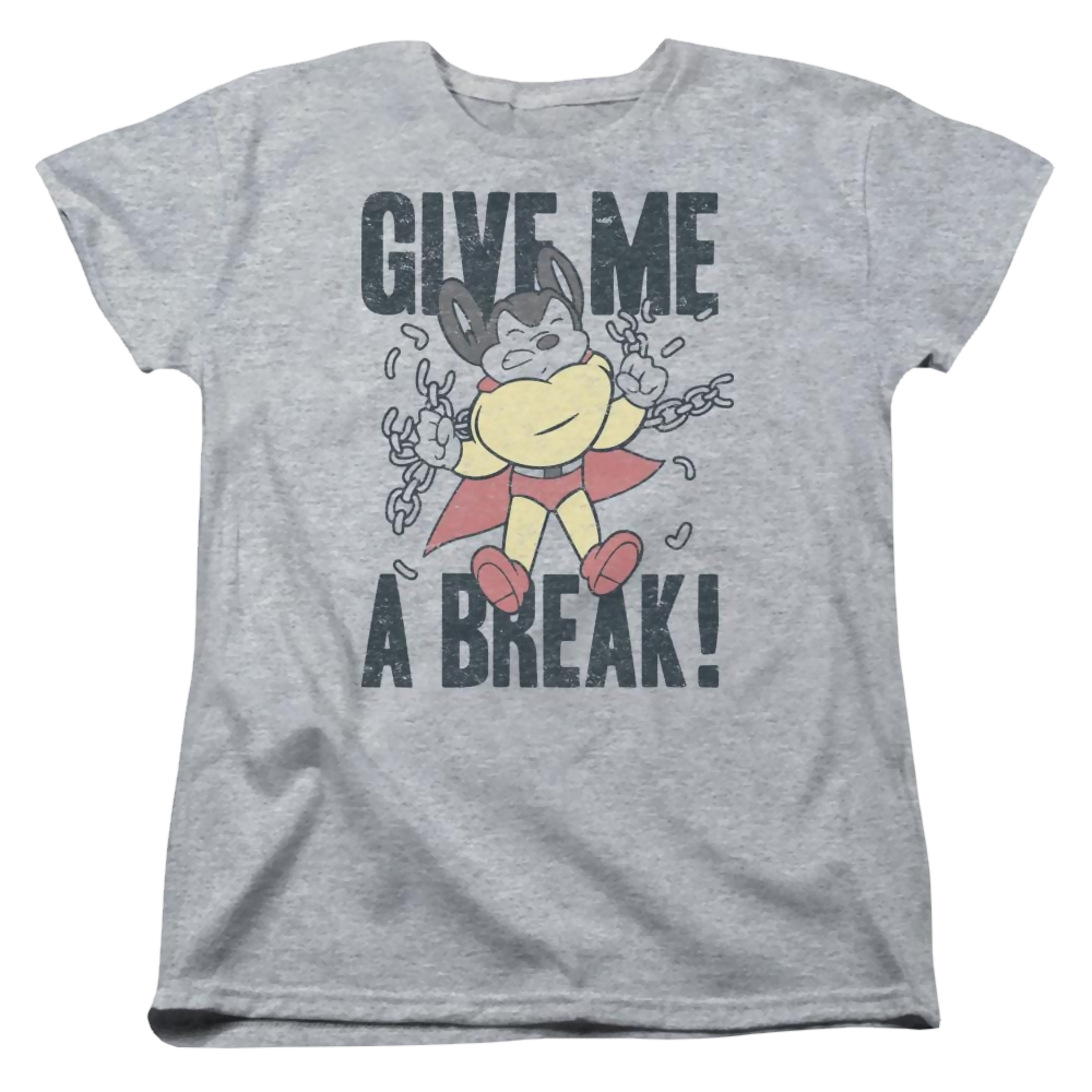 Mighty Mouse Give Me A Break Women's T-Shirt Women's T-Shirt Mighty Mouse   