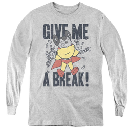 Mighty Mouse Give Me A Break - Youth Long Sleeve T-Shirt Youth Long Sleeve T-Shirt Mighty Mouse   