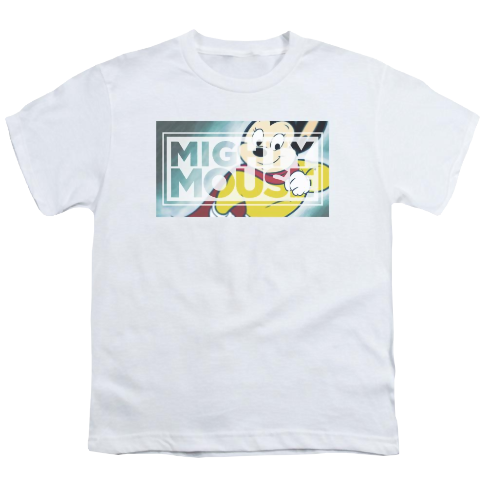 Mighty Mouse Mighty Rectangle Youth T-Shirt (Ages 8-12) Youth T-Shirt (Ages 8-12) Mighty Mouse   
