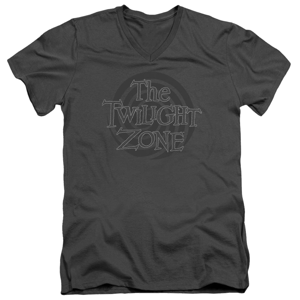 The Twilight Zone Spiral Logo Men's V-Neck T-Shirt Men's V-Neck T-Shirt The Twilight Zone   