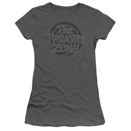 The Twilight Zone Spiral Logo Juniors T-Shirt Juniors T-Shirt The Twilight Zone   