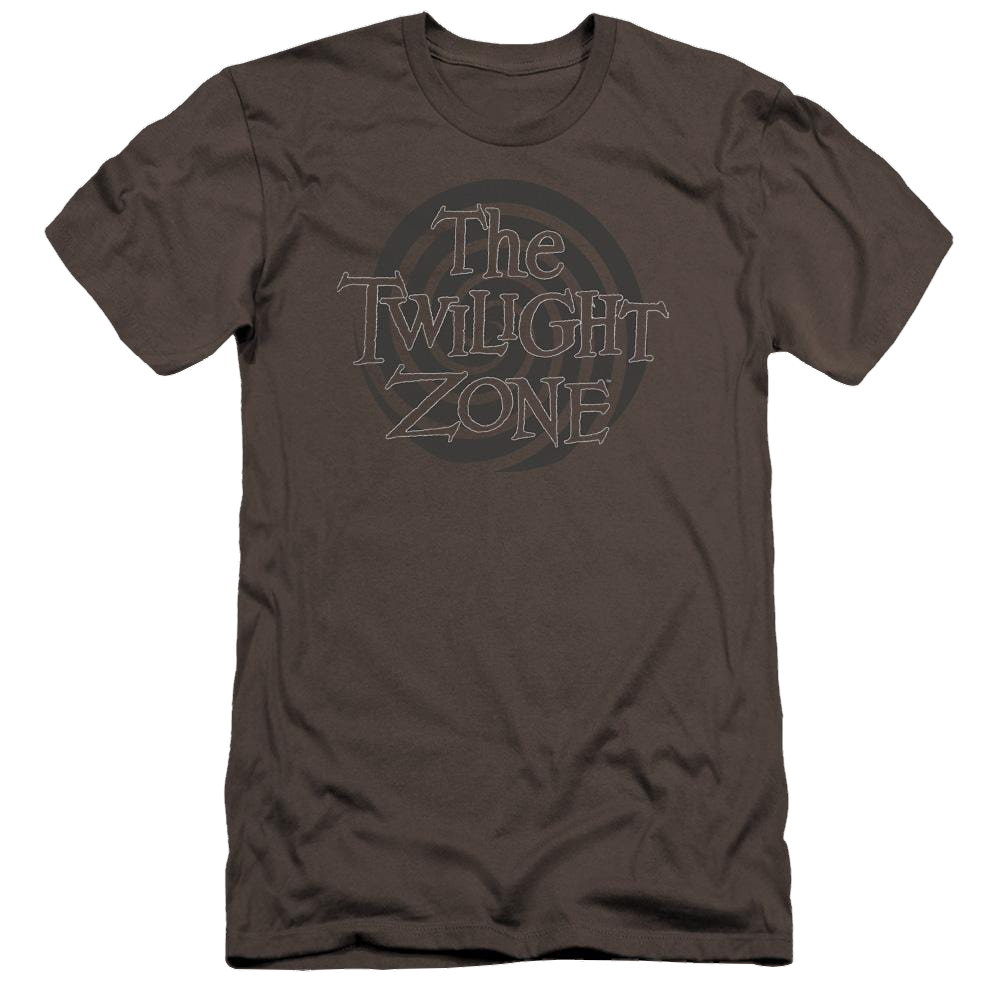 The Twilight Zone Spiral Logo Men's Premium Slim Fit T-Shirt Men's Premium Slim Fit T-Shirt The Twilight Zone   