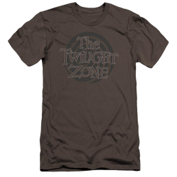 The Twilight Zone Spiral Logo Men's Premium Slim Fit T-Shirt Men's Premium Slim Fit T-Shirt The Twilight Zone   