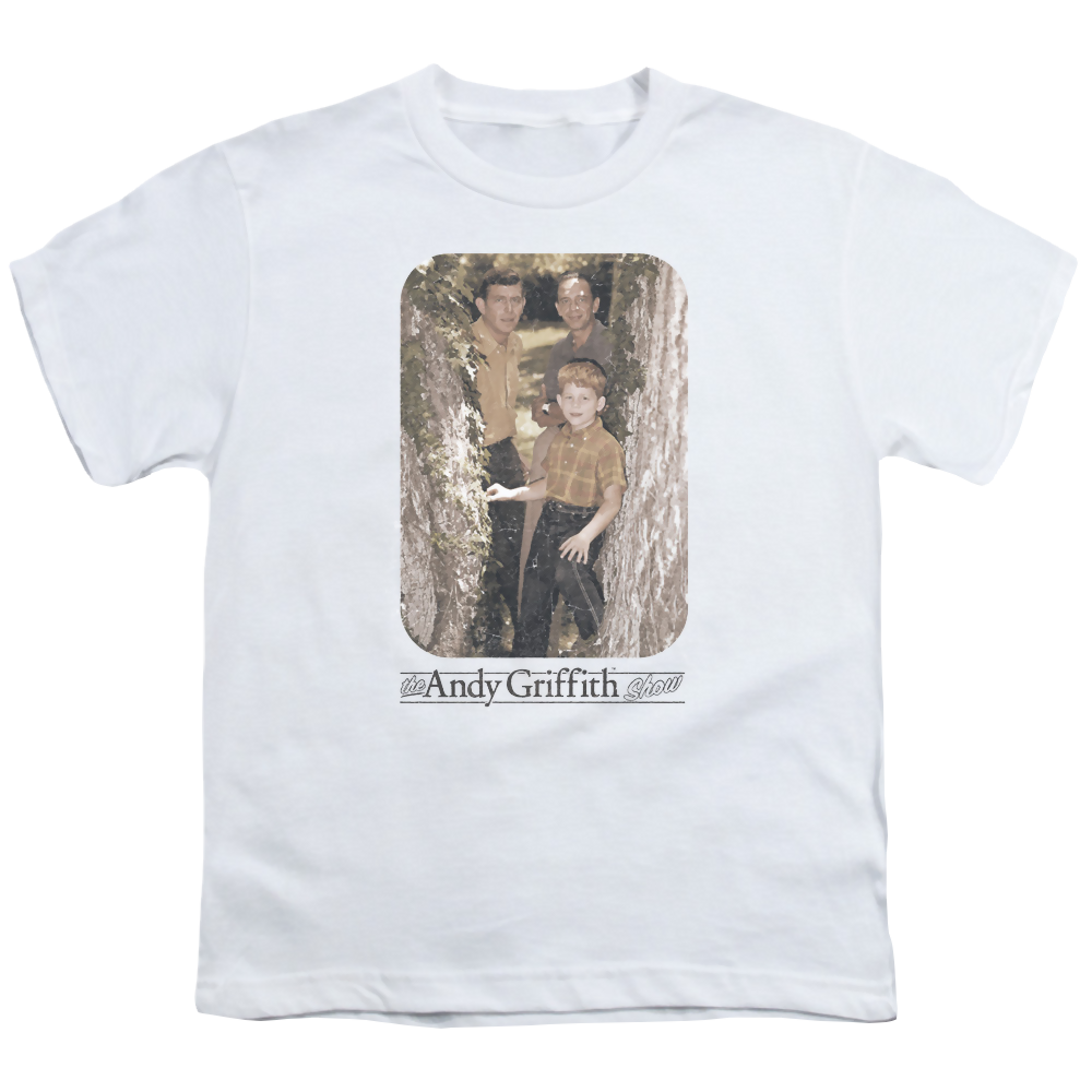 Andy Griffith Tree Photo - Youth T-Shirt (Ages 8-12) Youth T-Shirt (Ages 8-12) Andy Griffith Show   