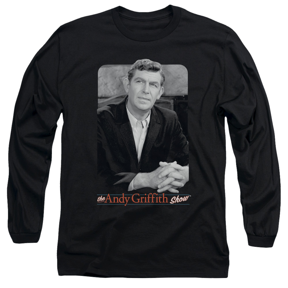 Andy Griffith Classic Andy - Men's Long Sleeve T-Shirt Men's Long Sleeve T-Shirt Andy Griffith Show   
