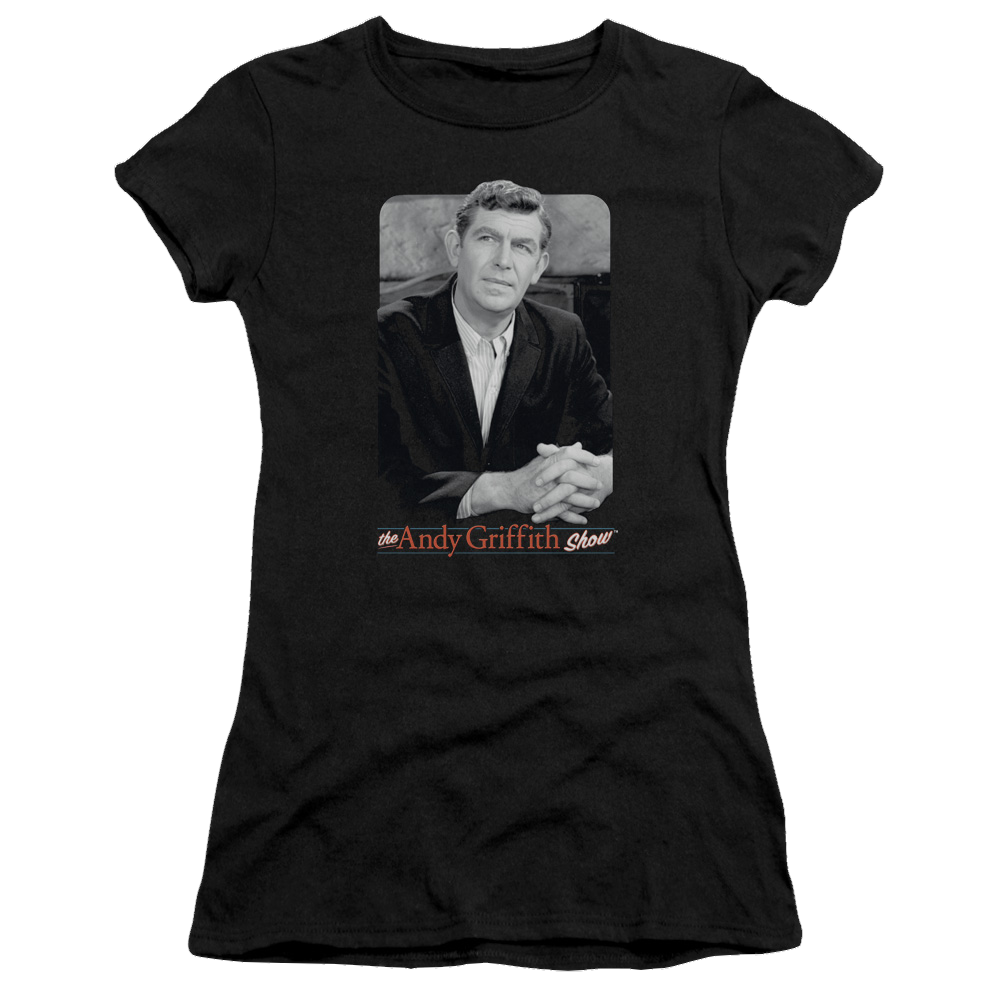 Andy Griffith Classic Andy - Juniors T-Shirt Juniors T-Shirt Andy Griffith Show   