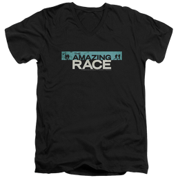 Amazing Race, The Bar Logo - Men's V-Neck T-Shirt Men's V-Neck T-Shirt The Amazing Race   