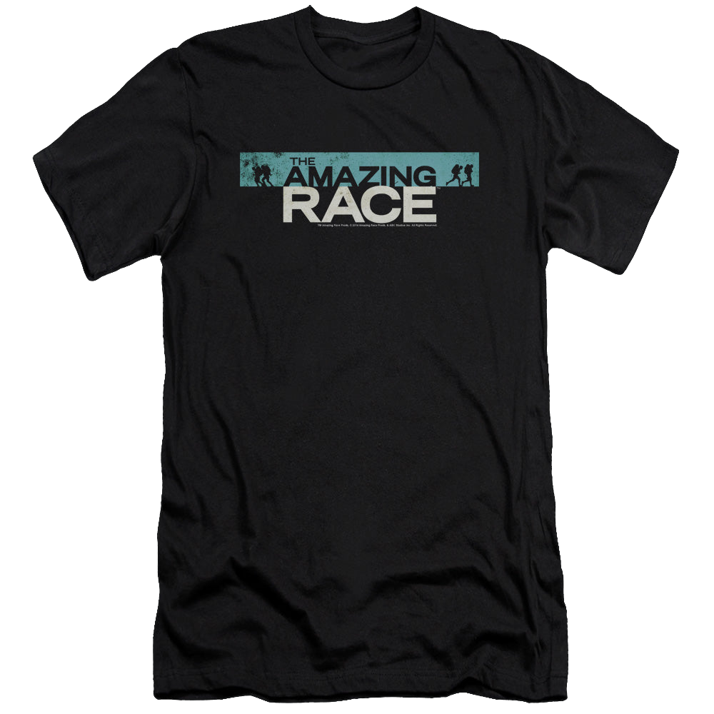 Amazing Race, The Bar Logo - Men's Premium Slim Fit T-Shirt Men's Premium Slim Fit T-Shirt The Amazing Race   