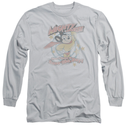 Mighty Mouse At Your Service Men's Long Sleeve T-Shirt Men's Long Sleeve T-Shirt Mighty Mouse   