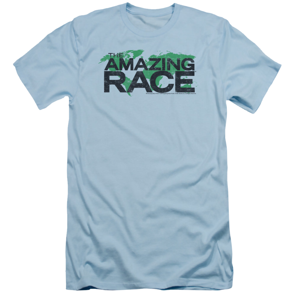 Amazing Race, The Race World - Men's Slim Fit T-Shirt Men's Slim Fit T-Shirt The Amazing Race   