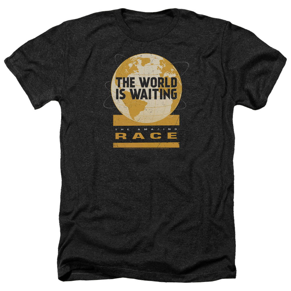 Amazing Race, The Waiting World - Men's Heather T-Shirt Men's Heather T-Shirt The Amazing Race   