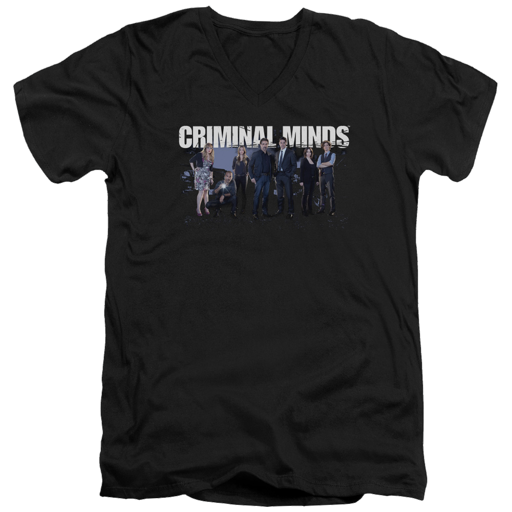 Criminal Minds Season 10 Cast - Men's V-Neck T-Shirt Men's V-Neck T-Shirt Criminal Minds   