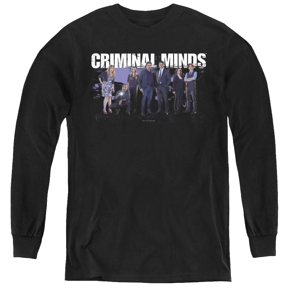 Criminal Minds Season 10 Cast - Youth Long Sleeve T-Shirt Youth Long Sleeve T-Shirt Criminal Minds   