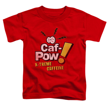 Red kid's t-shirt for ages 4 to 7 with NCIS Strange graphic