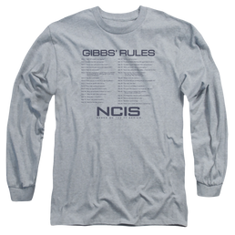 NCIS Gibbs Rules - Men's Long Sleeve T-Shirt Men's Long Sleeve T-Shirt NCIS   