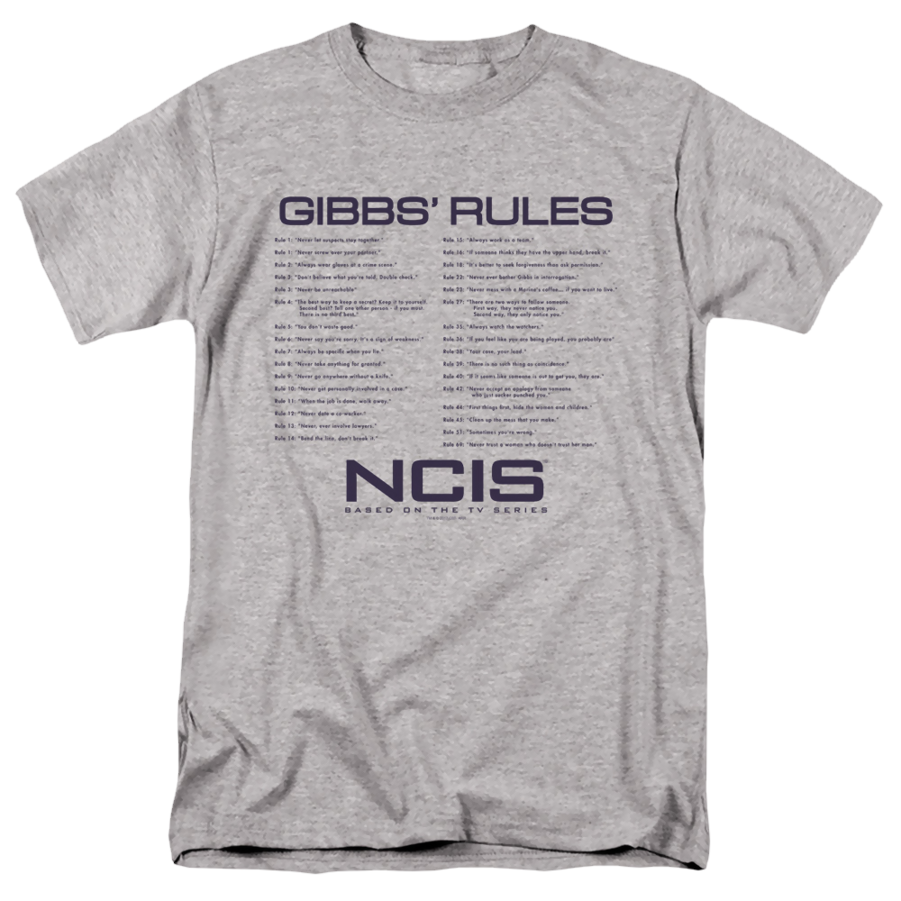 NCIS Gibbs Rules - Men's Regular Fit T-Shirt Men's Regular Fit T-Shirt NCIS   