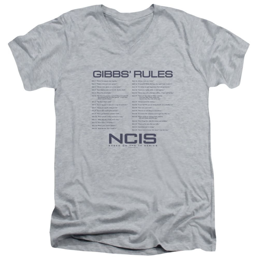 NCIS Gibbs Rules - Men's V-Neck T-Shirt Men's V-Neck T-Shirt NCIS   