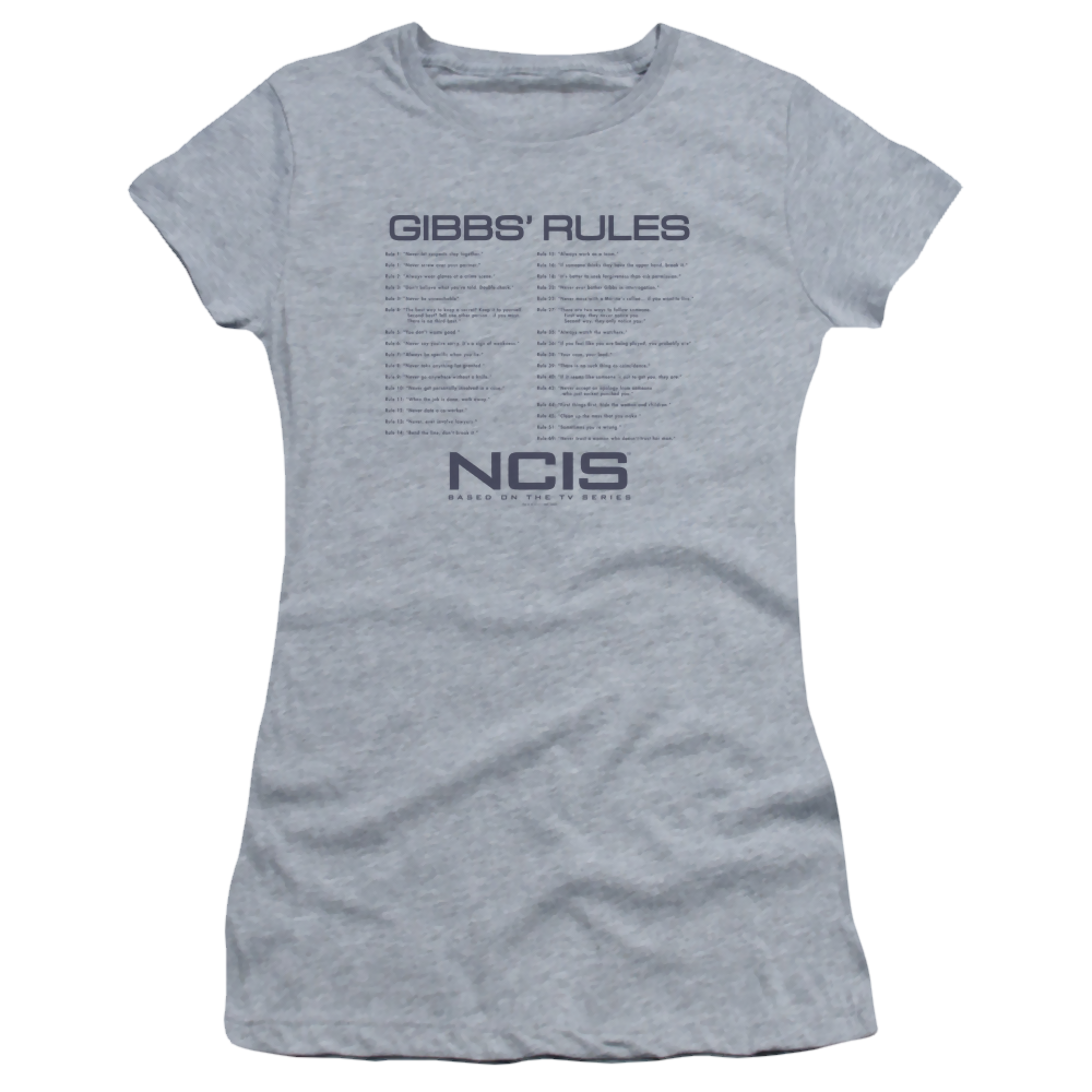 NCIS Gibbs Rules - Juniors T-Shirt Juniors T-Shirt NCIS   