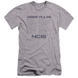 NCIS Gibbs Rules - Men's Premium Slim Fit T-Shirt Men's Premium Slim Fit T-Shirt NCIS   