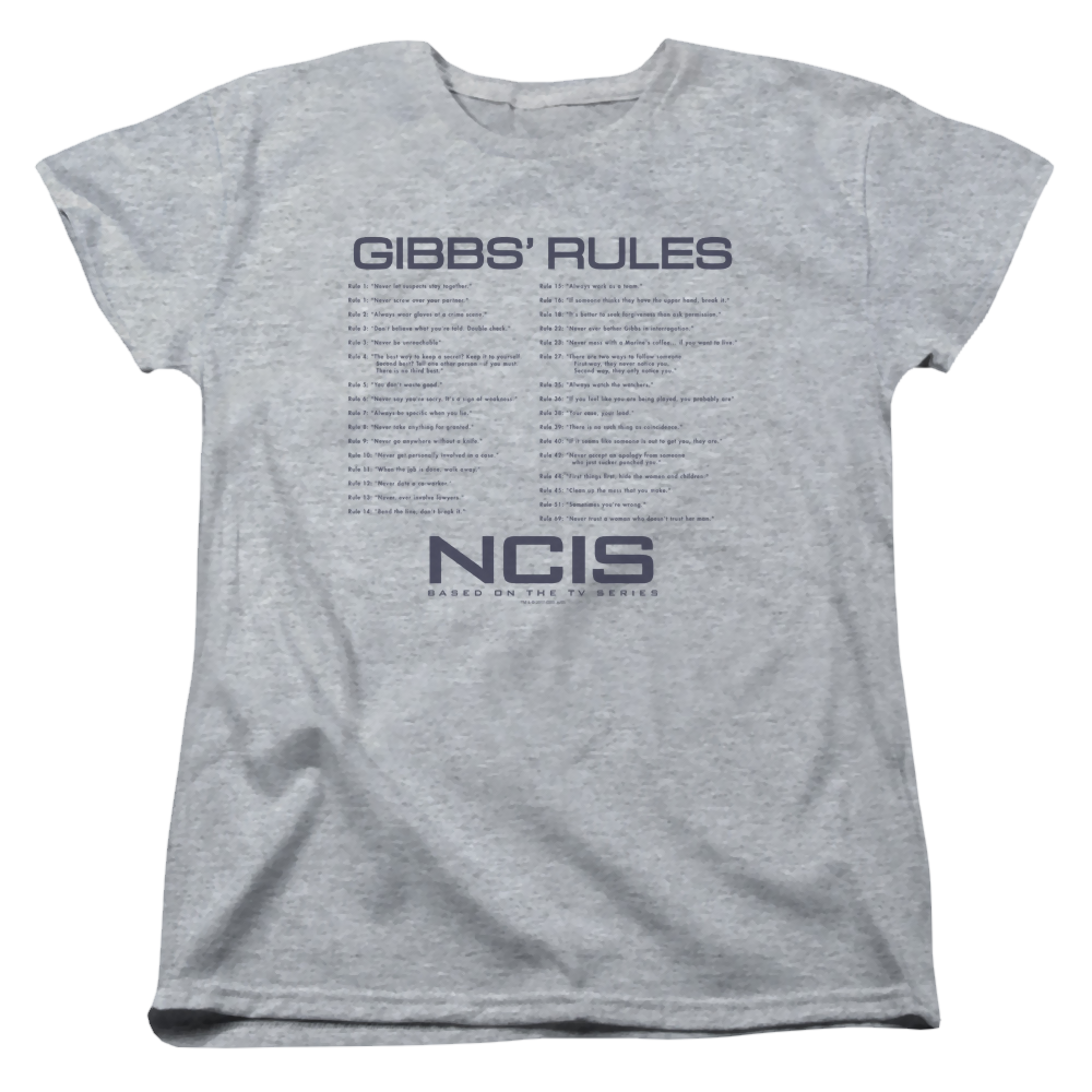 NCIS Gibbs Rules - Women's T-Shirt Women's T-Shirt NCIS   