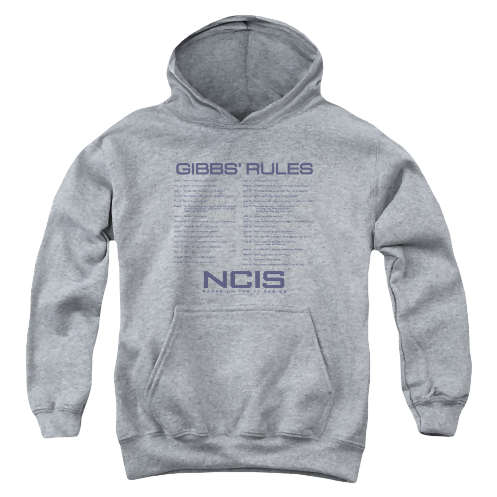 NCIS Gibbs Rules - Youth Hoodie Youth Hoodie (Ages 8-12) NCIS   