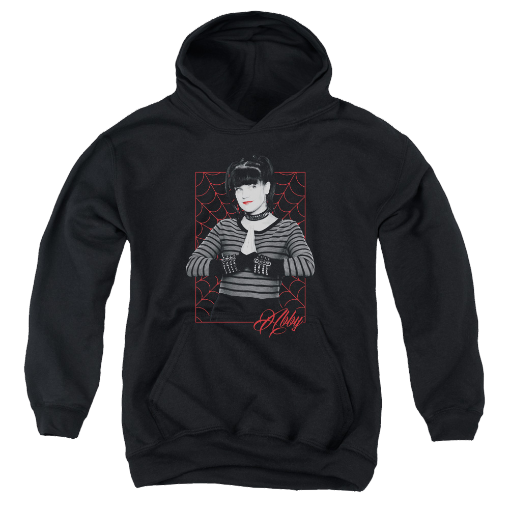 NCIS Abby Webs - Youth Hoodie Youth Hoodie (Ages 8-12) NCIS   