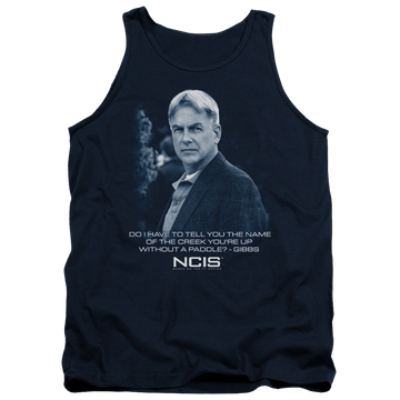 Navy men's tank with NCIS Creek graphic