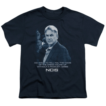 Navy youth t-shirt for ages 8 to 12 with NCIS Creek graphic