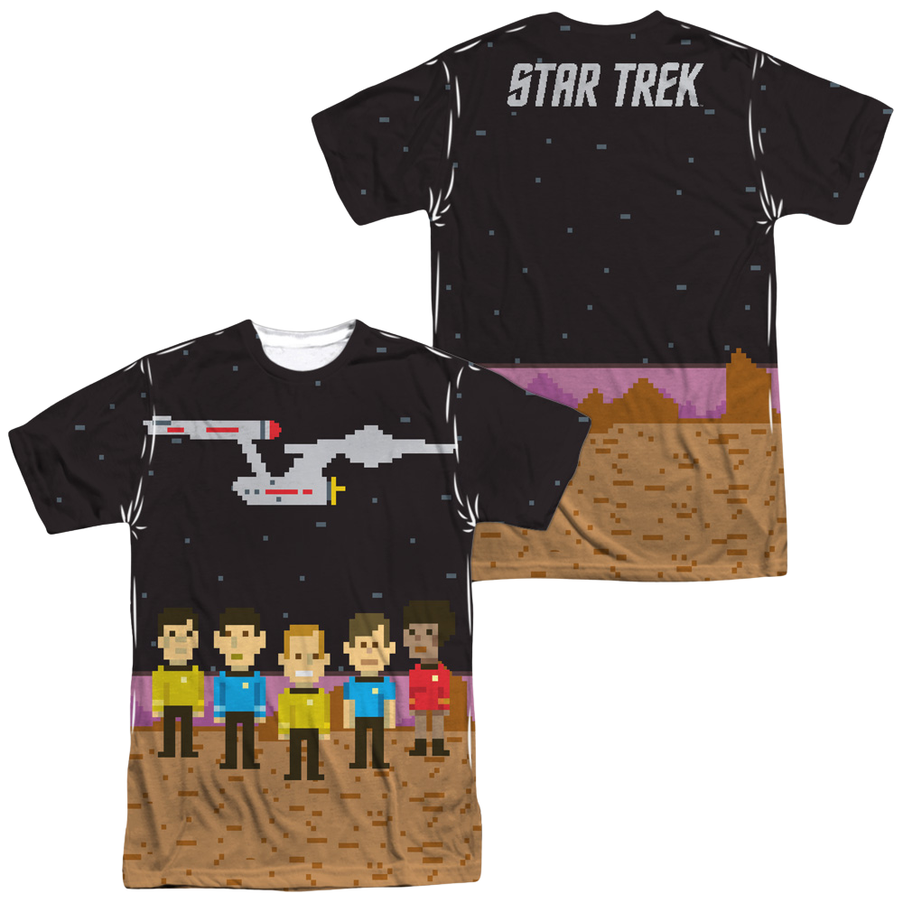 Star Trek Pixel Crew Men's All Over Print T-Shirt Men's All-Over Print T-Shirt Star Trek   