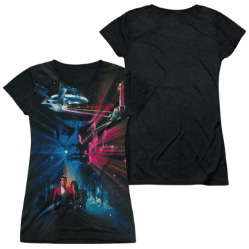 Star Trek St3 Poster juniors black back t-shirt