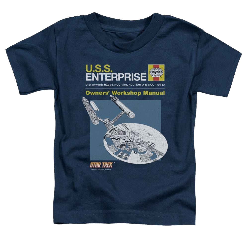 Star Trek Enterprise Manual Toddler T-Shirt Toddler T-Shirt Star Trek   