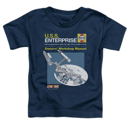 Star Trek Enterprise Manual Toddler T-Shirt Toddler T-Shirt Star Trek   