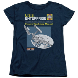Star Trek Enterprise Manual Women's T-Shirt Women's T-Shirt Star Trek   