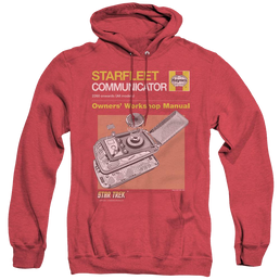 Star Trek The Original Series Comm Manual - Heather Pullover Hoodie Heather Pullover Hoodie Star Trek   