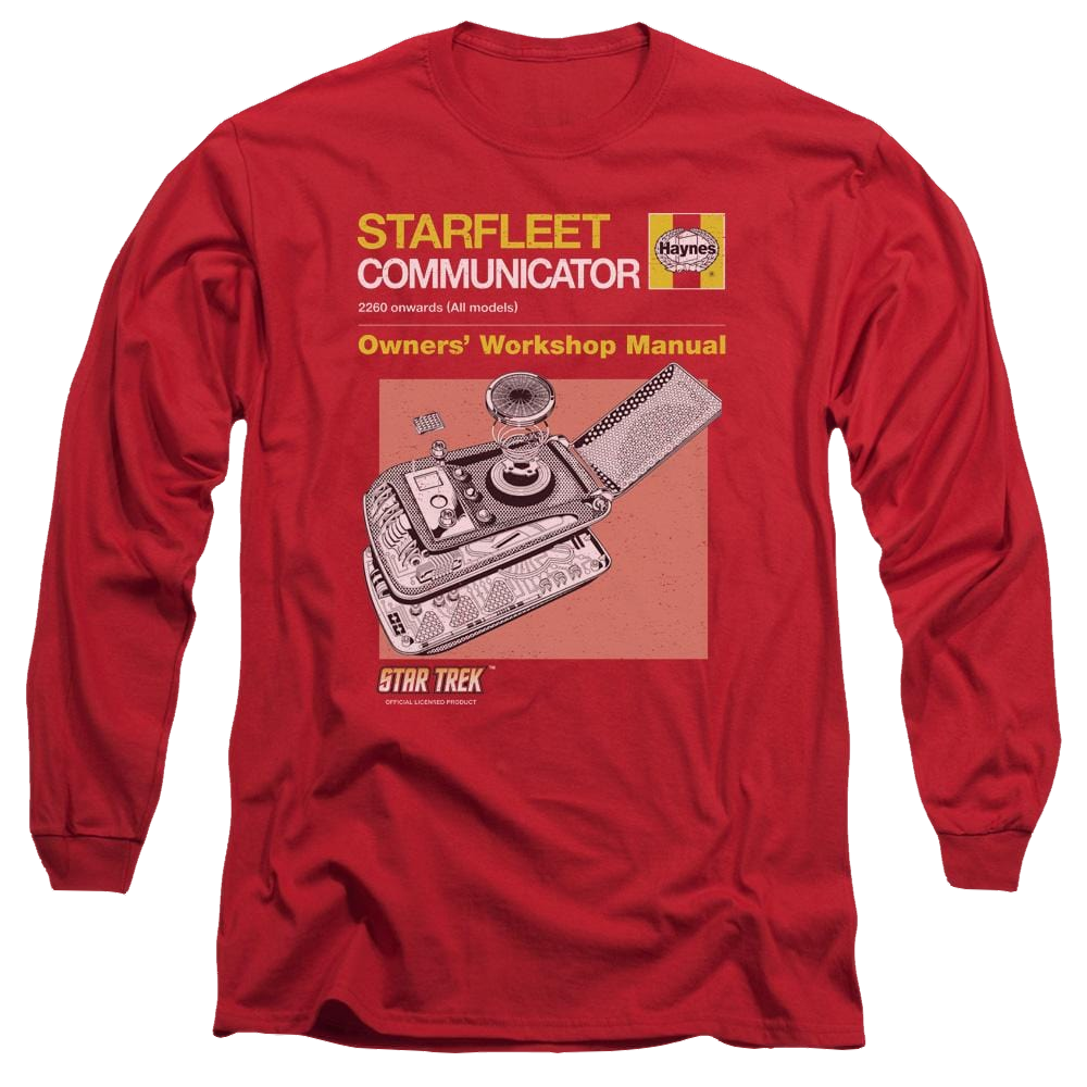 Star Trek Comm Manual Men's Long Sleeve T-Shirt Men's Long Sleeve T-Shirt Star Trek   