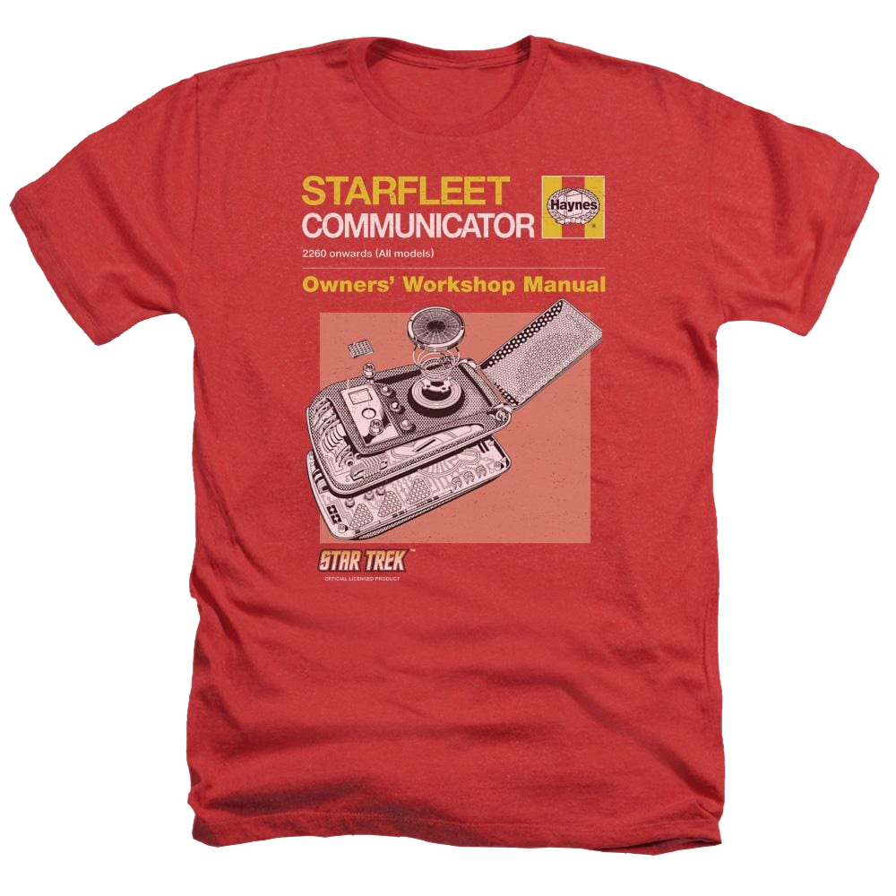 Star Trek Comm Manual Men's Heather T-Shirt Men's Heather T-Shirt Star Trek   
