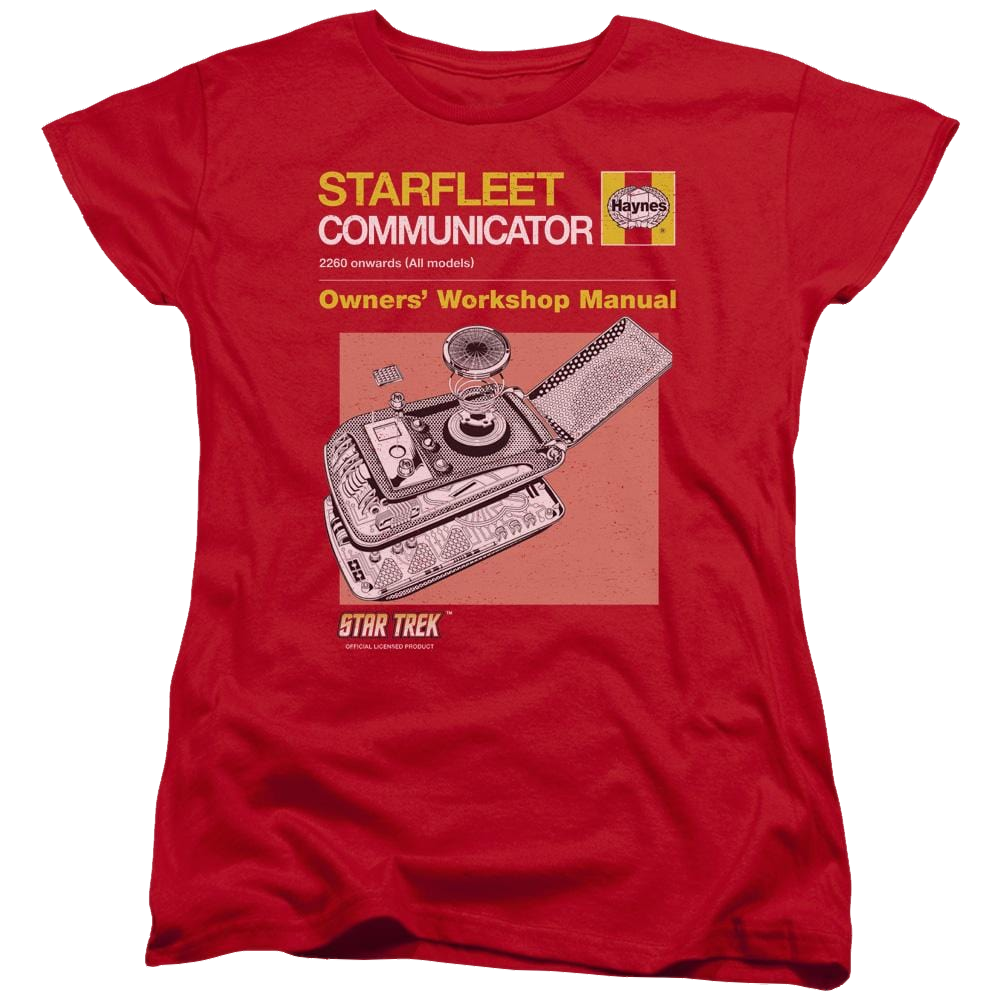 Star Trek Comm Manual Women's T-Shirt Women's T-Shirt Star Trek   