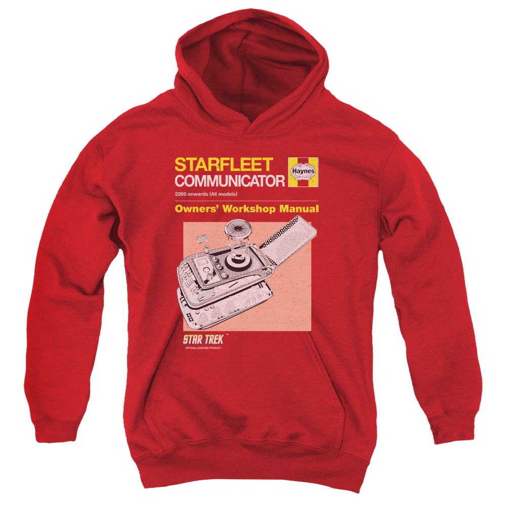 Star Trek The Original Series Comm Manual - Youth Hoodie Youth Hoodie (Ages 8-12) Star Trek   