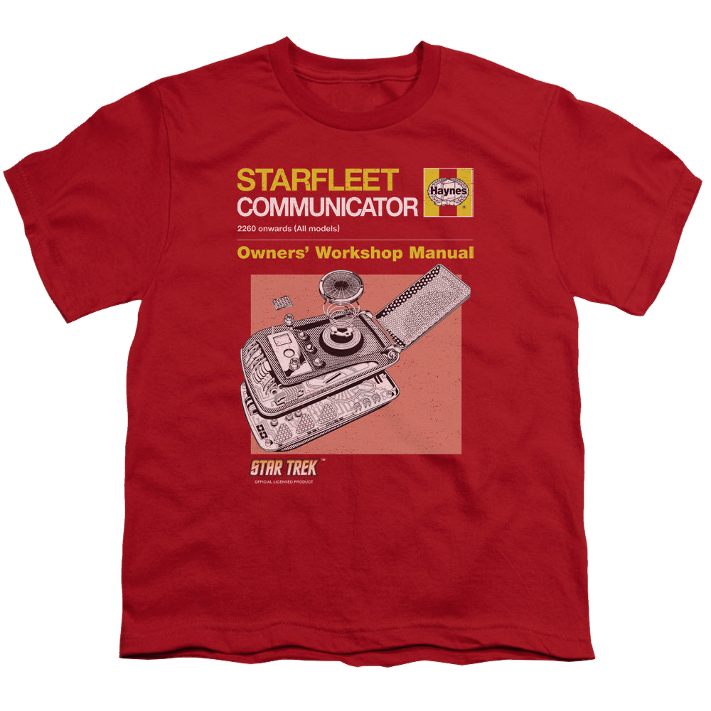 Star Trek The Original Series Comm Manual - Youth T-Shirt Youth T-Shirt (Ages 8-12) Star Trek   