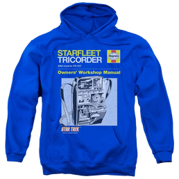Star Trek Tricorder Manual Pullover Hoodie Pullover Hoodie Star Trek   