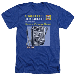 Star Trek Tricorder Manual Men's Heather T-Shirt Men's Heather T-Shirt Star Trek   