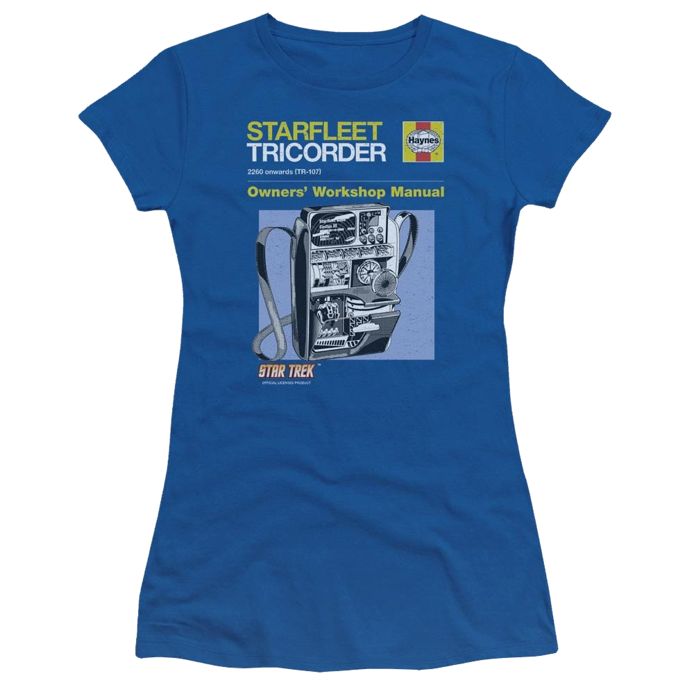 Star Trek Tricorder Manual Juniors T-Shirt Juniors T-Shirt Star Trek   