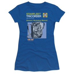 Star Trek Tricorder Manual Juniors T-Shirt Juniors T-Shirt Star Trek   