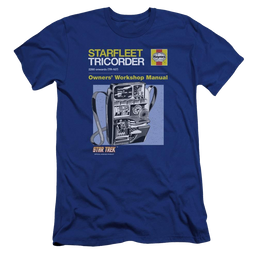 Star Trek Tricorder Manual Men's Premium Slim Fit T-Shirt Men's Premium Slim Fit T-Shirt Star Trek   