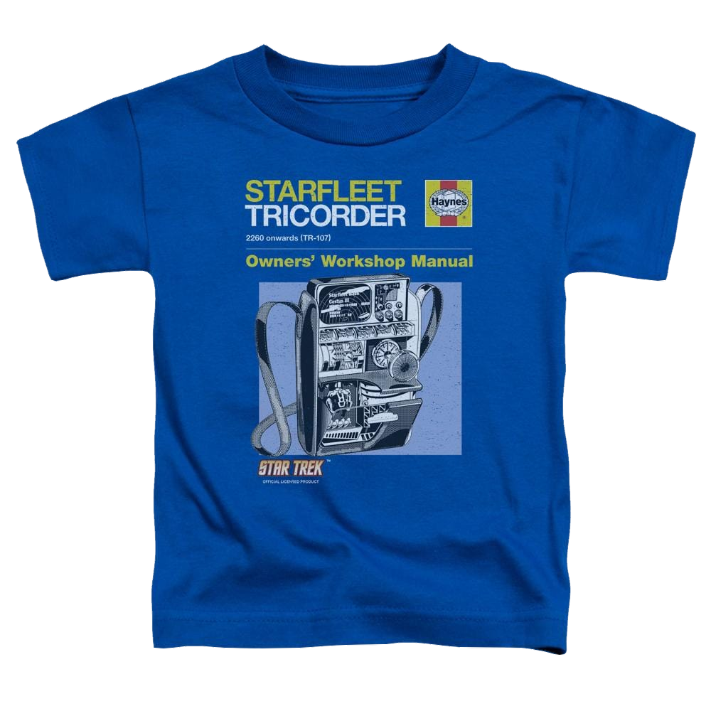 Star Trek Tricorder Manual Toddler T-Shirt Toddler T-Shirt Star Trek   