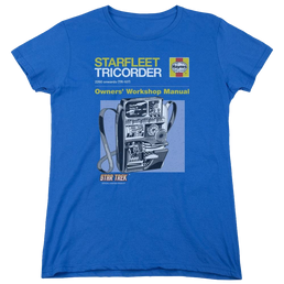 Star Trek Tricorder Manual Women's T-Shirt Women's T-Shirt Star Trek   